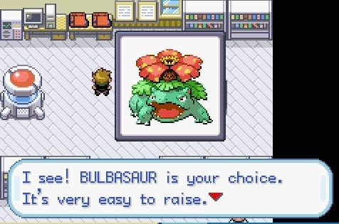 See Bulbasaur on the gameplay
