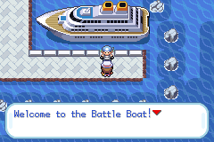 The players come to the battle boat
